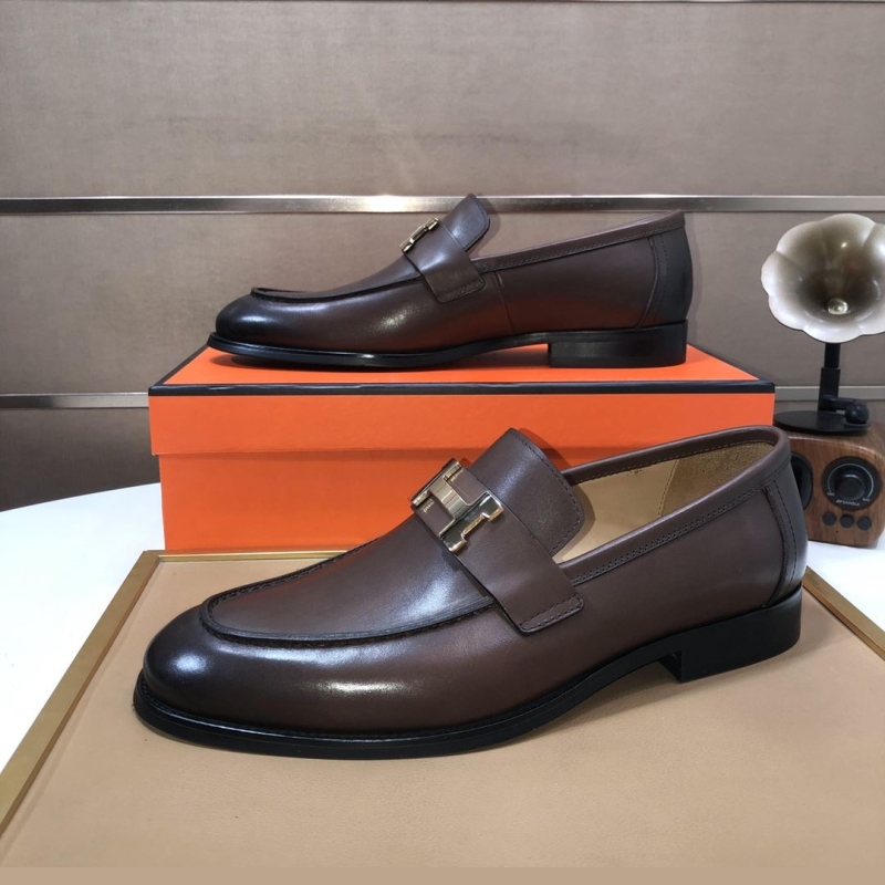 H**mes leather shoes